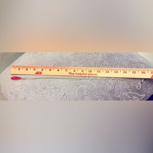 Red Kendra Scott Cassidy Pendent Necklace with adjustable gold chain